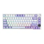 Clavier Mécanique Ajazz AK820 Pro Blanc violet