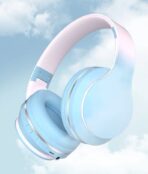 Casque Pliable Bleu – Sans Fil