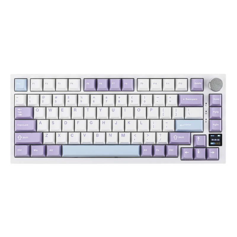 Clavier Mécanique Ajazz AK820 Pro Blanc violet