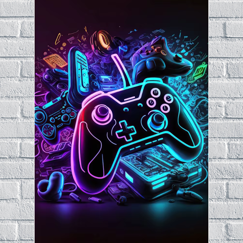 Affiche E-Sport Néon