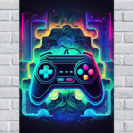 Affiche Gaming Cyberpunk 2077 Style