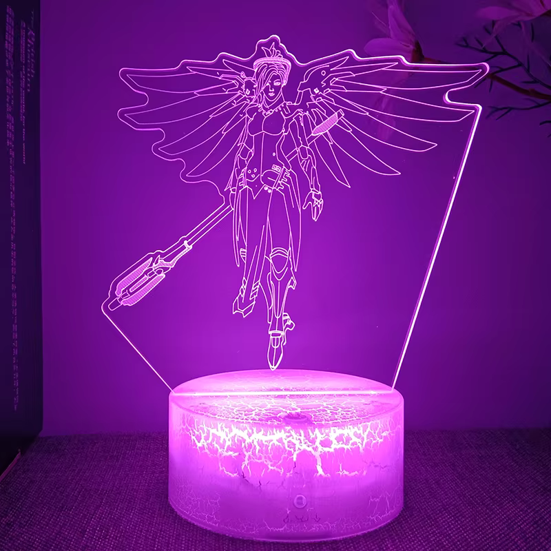 Lampe LED 3D Overwatch