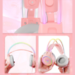 ONIKUMA X15 Pro Rose Gaming Headset