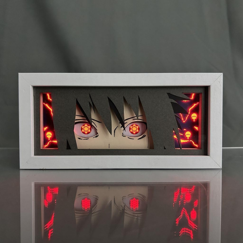 Boite Lumineuse LED Uchiha Sasuke