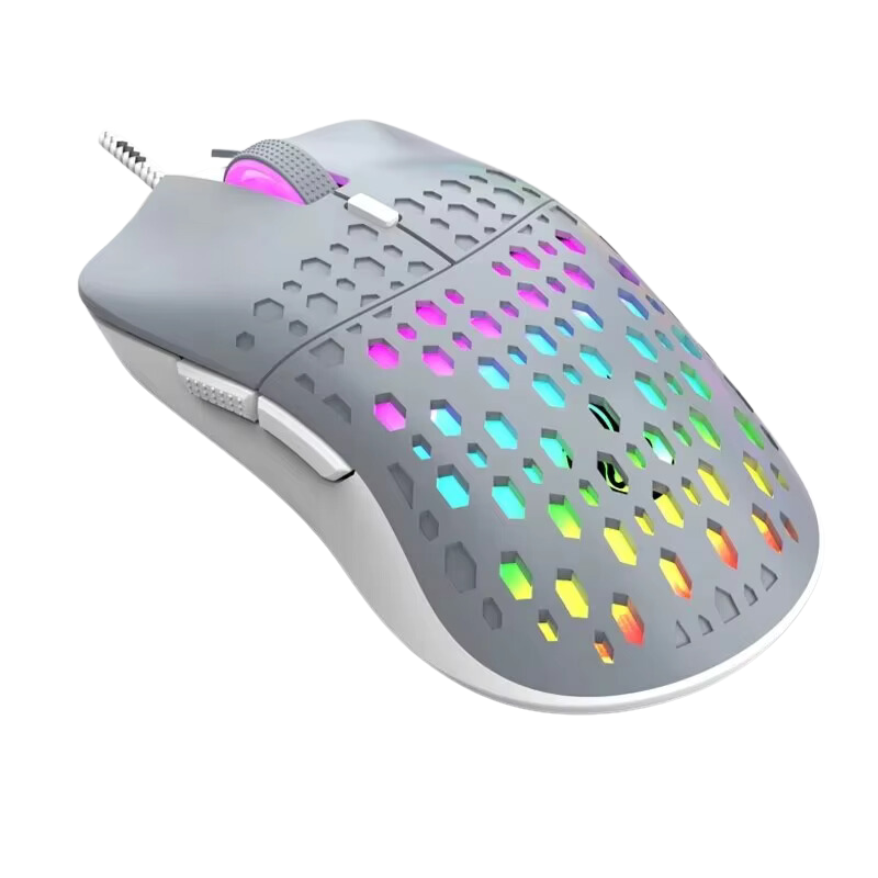 Découvrez la souris filaire RAIKU G701 gris avec 6 boutons, éclairage RGB, et DPI réglable. Idéale pour Gaming !! Disponible sur Gaming-Shop.fr !