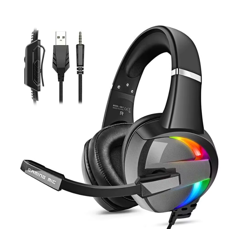 Casque Gaming RGB - Immersion et Confort Ultimes