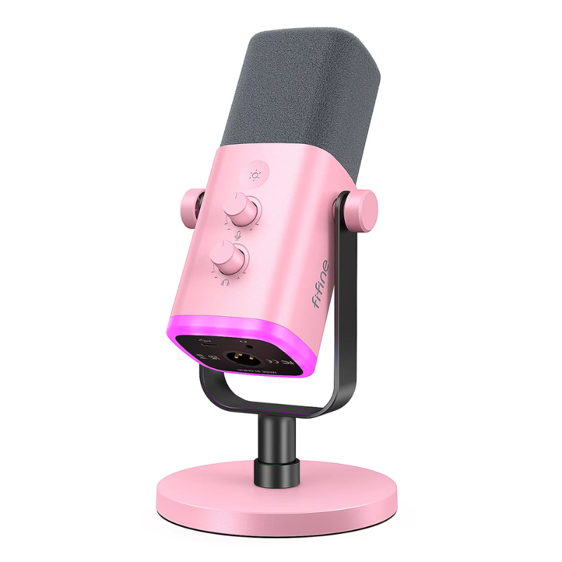 Microphone Gaming FIFINE AmpliGame AM8 Rose