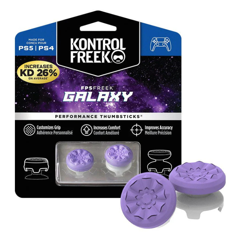 FPS Freek Galaxy Violet Performance Thumb Grip Caps