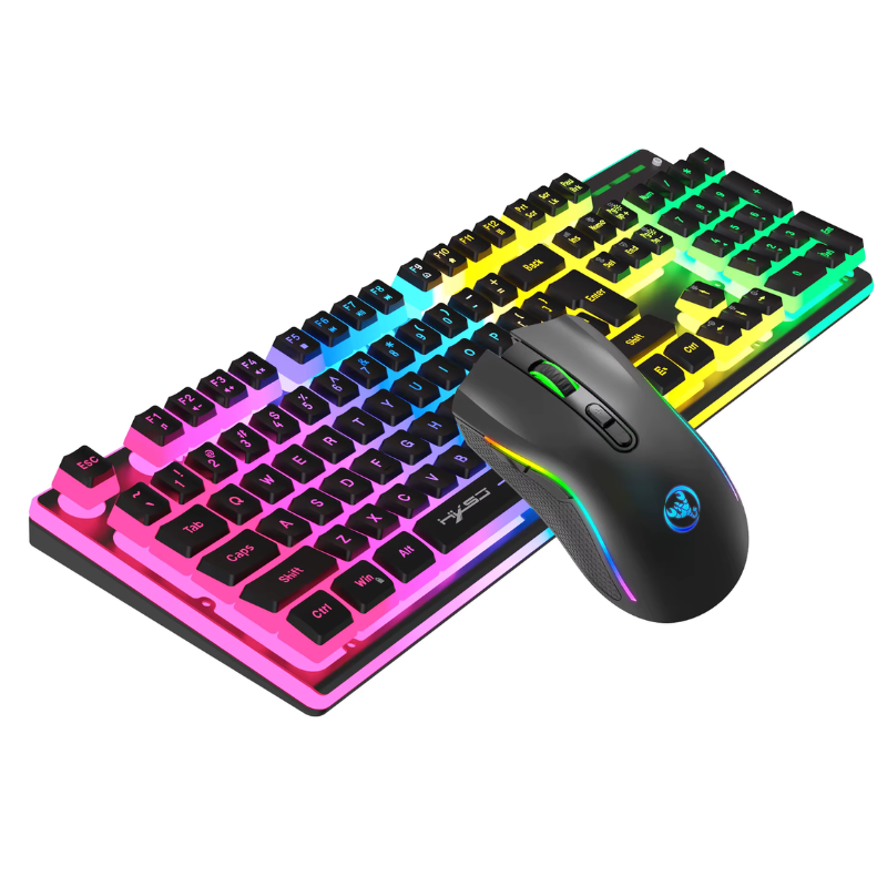 Wireless Keyboard and Mouse Noir