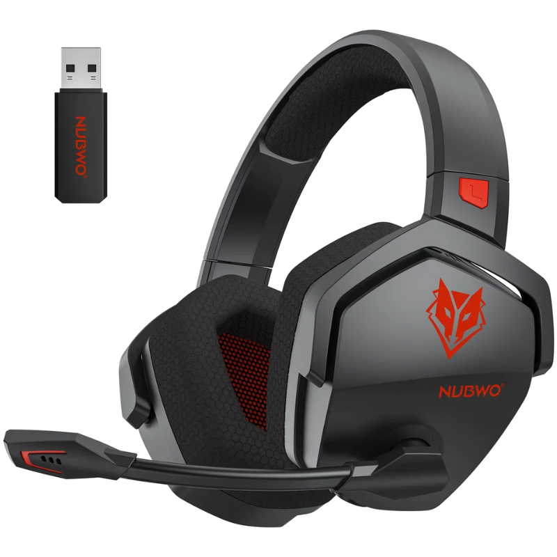 casque-gaming-sans-fil-nubwo-g06-Rouge